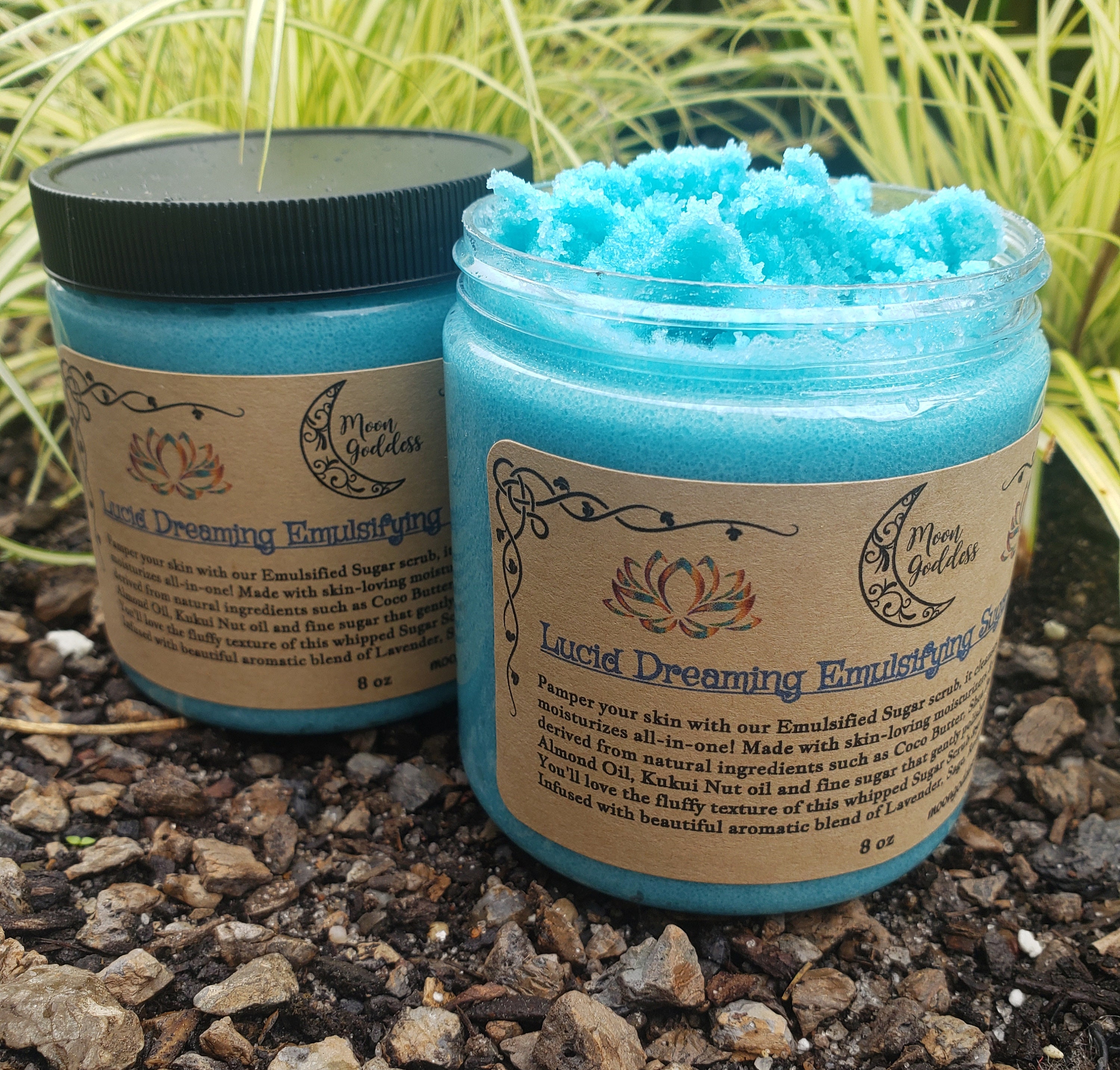 Lucid Dreaming Emulsifying Sugar Scrub All Natural Sugar Etsy