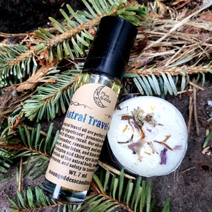 Astral Travel Oil - Lucid Dreaming - Spell Oil - Magic Oil - Ritual Oil - Handmade Spiritual Oil - Astral Travel & Projection - Journey Oil