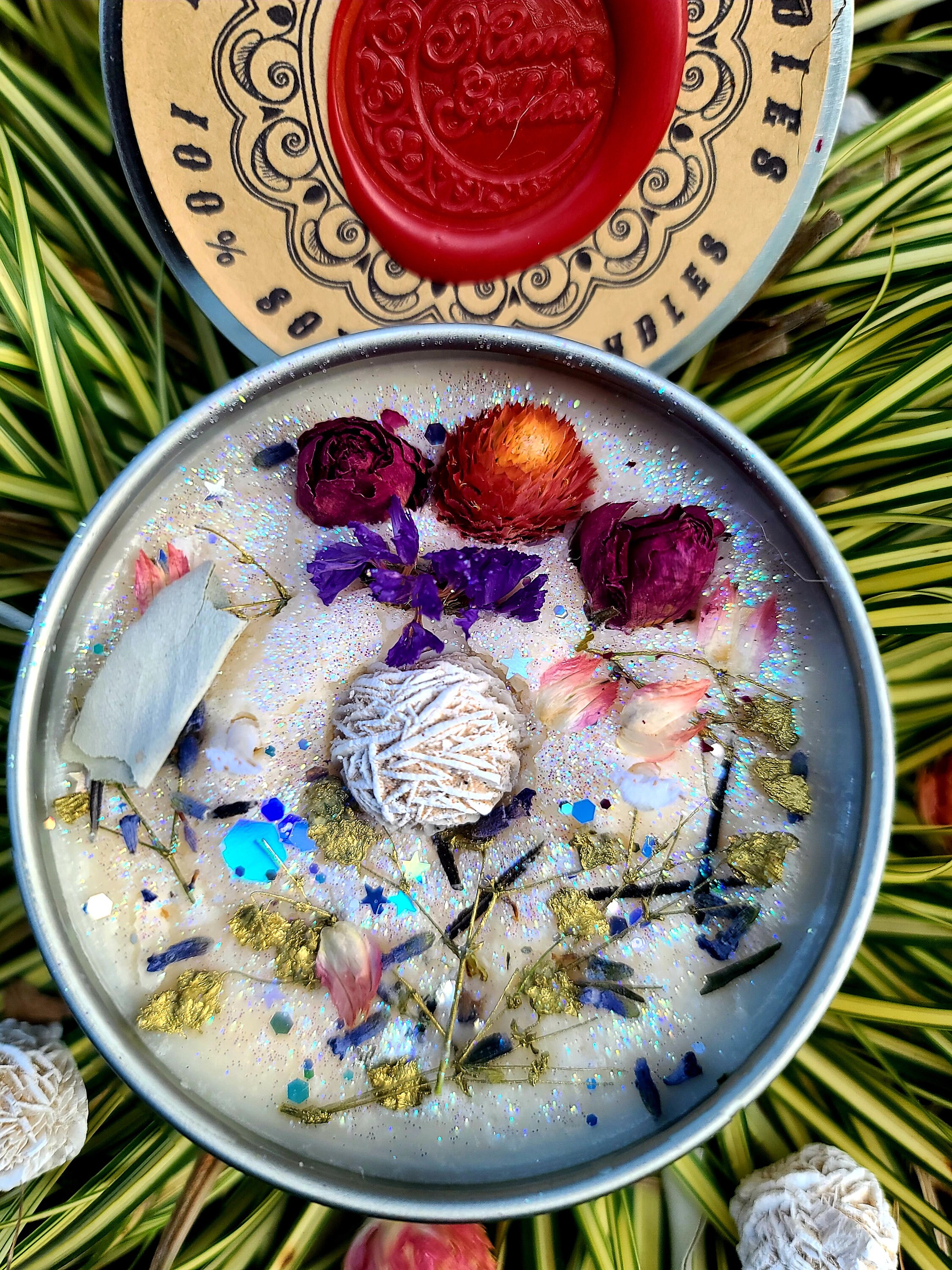 Clarity Candle Intention Candle Desert Rose Candle Etsy