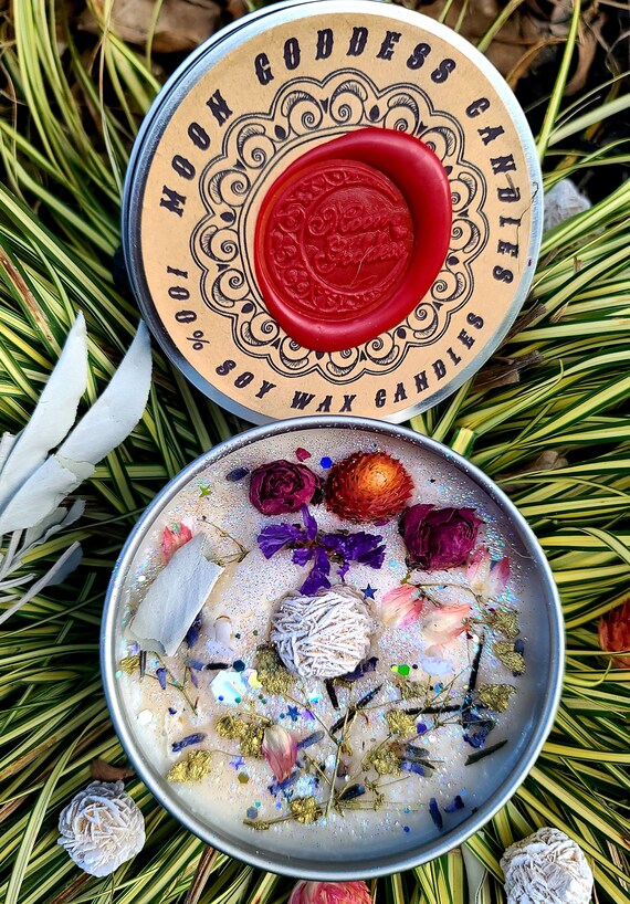 Clarity Candle Intention Candle Desert Rose Candle Etsy
