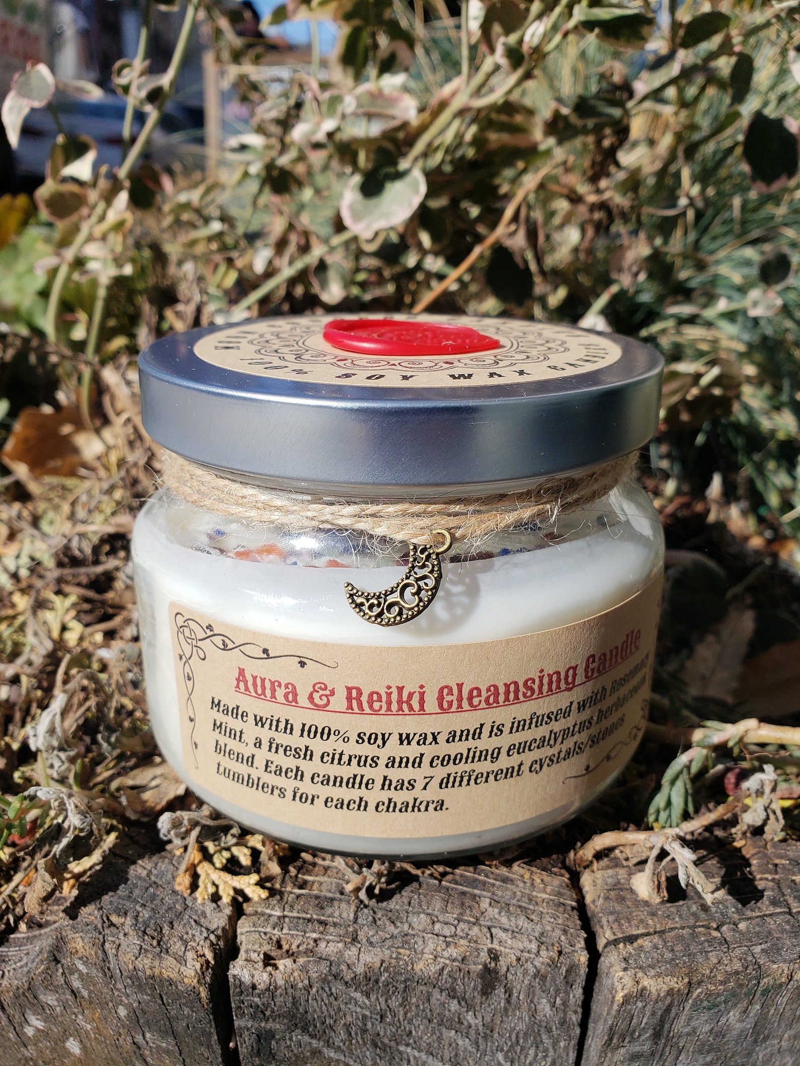 Cleansing Candle - Aura Cleanse Candle - Reiki Candle - Chakra Candle ...