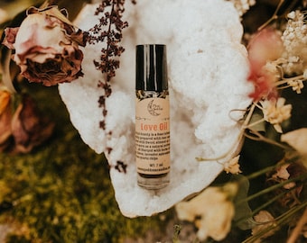 Olejek do namaszczania miłości - Olejek z dodatkiem róży - Ręcznie robiony olejek duchowy - Naturalne perfumy - Olejek aromaterapeutyczny - Olejek rytualny - Olejek zaklęć - Przyjdź do mnie