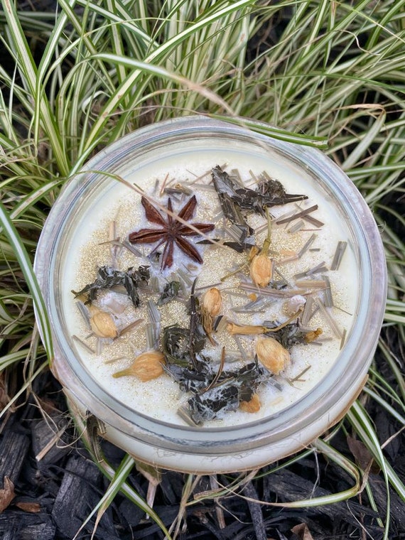 Psychic Candle -lemongrass Infused - Psychic Ability - Psychic