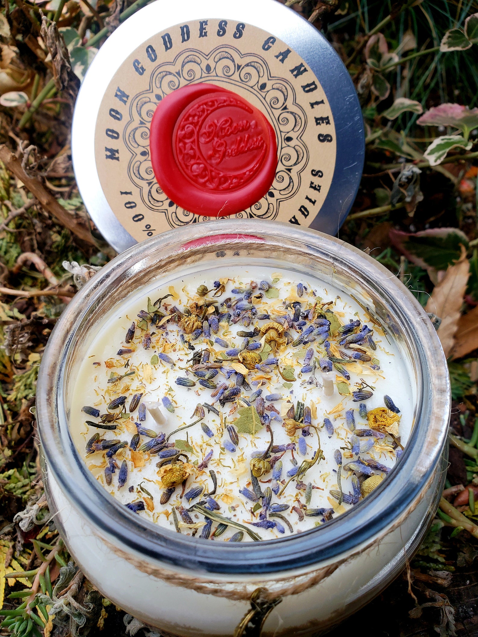 Stress Relief Candle Aromatherapy Candle Lavender Infused Etsy