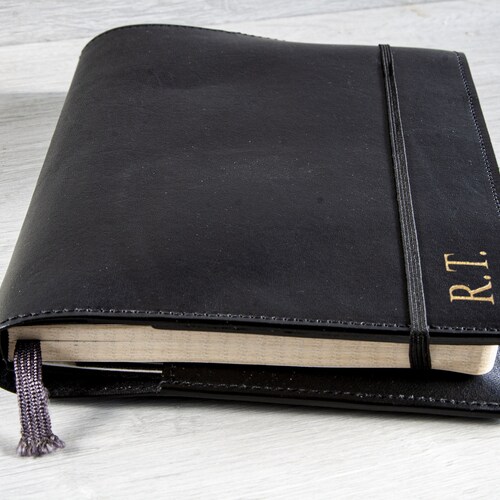 Leather Moleskine Cover Etsy