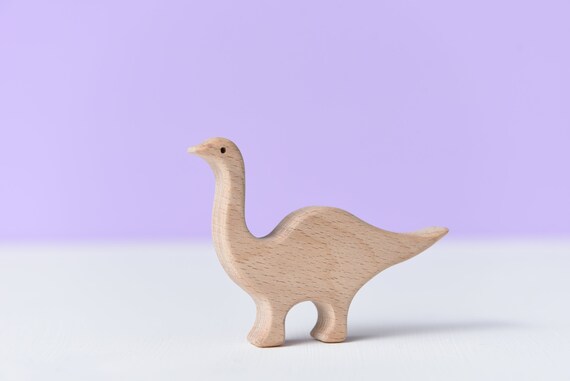 Holzspielzeug Diplodocus Dinosaurier Holzspielzeug Etsy