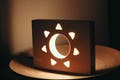 Wooden Sun Night Light: Nursery LED Desk Lamp product logo