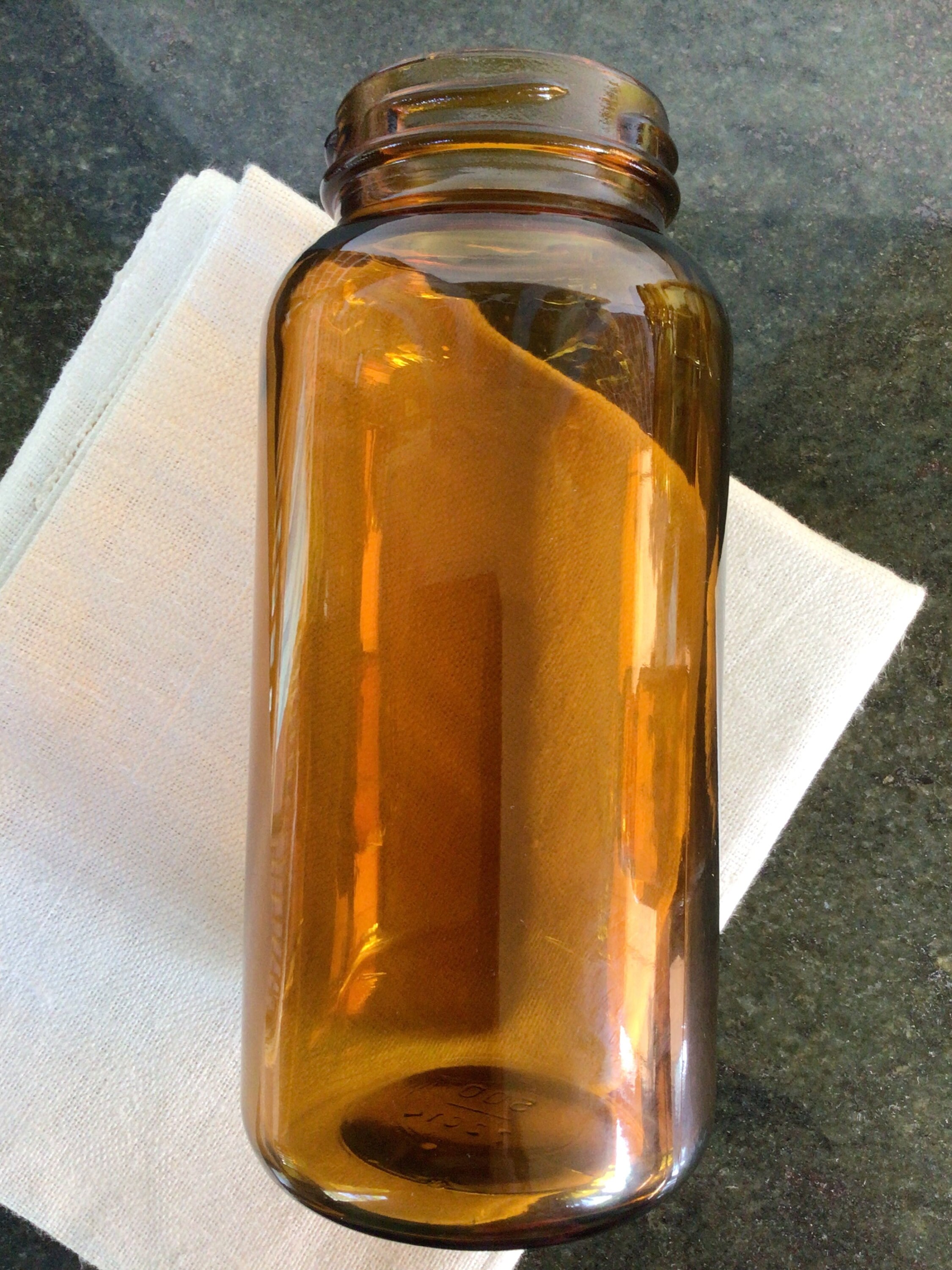 2 Retro Amber Glass Containers Cork Lids Coloured Glass Etsy Australia