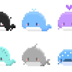 Baleine et requin 6 badges de diffusion Twitch