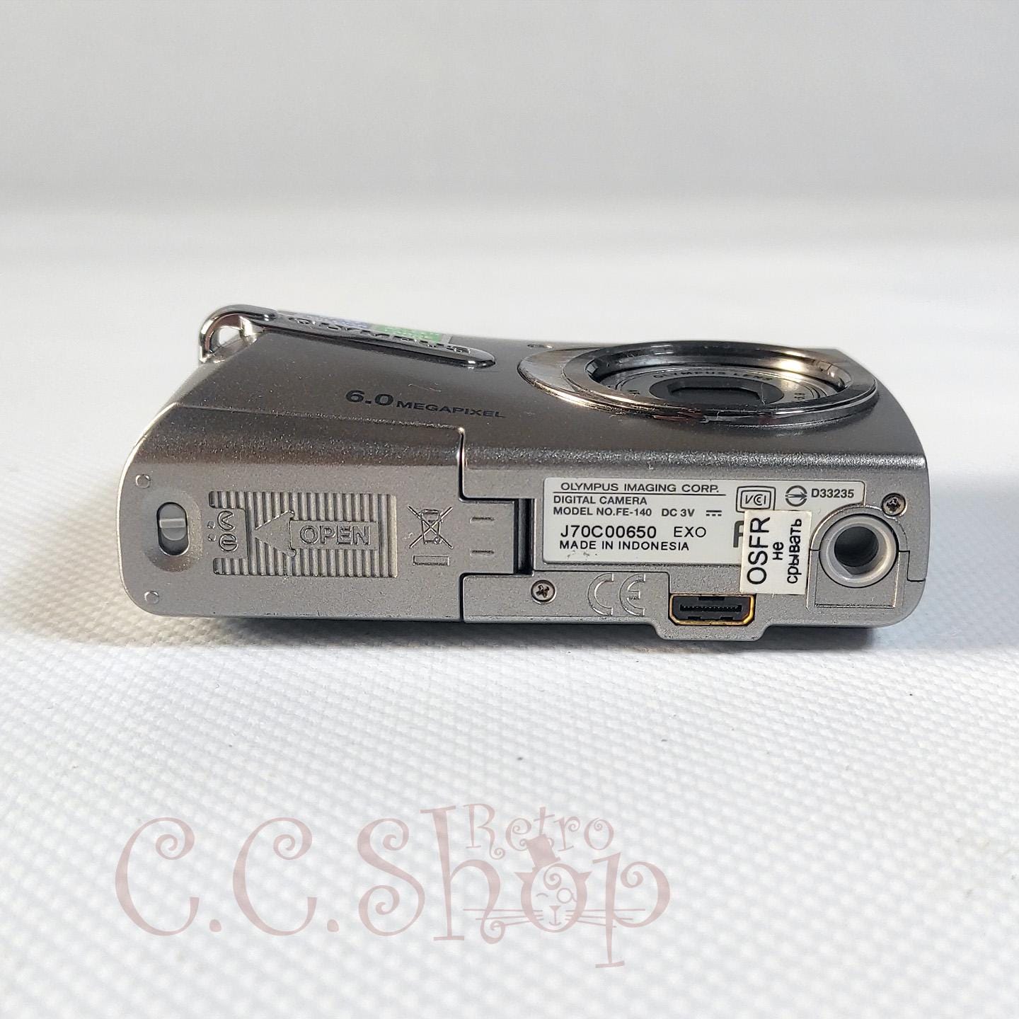 Digital Camera Olympus FE-140 Silver 6.0 Mpx - Etsy