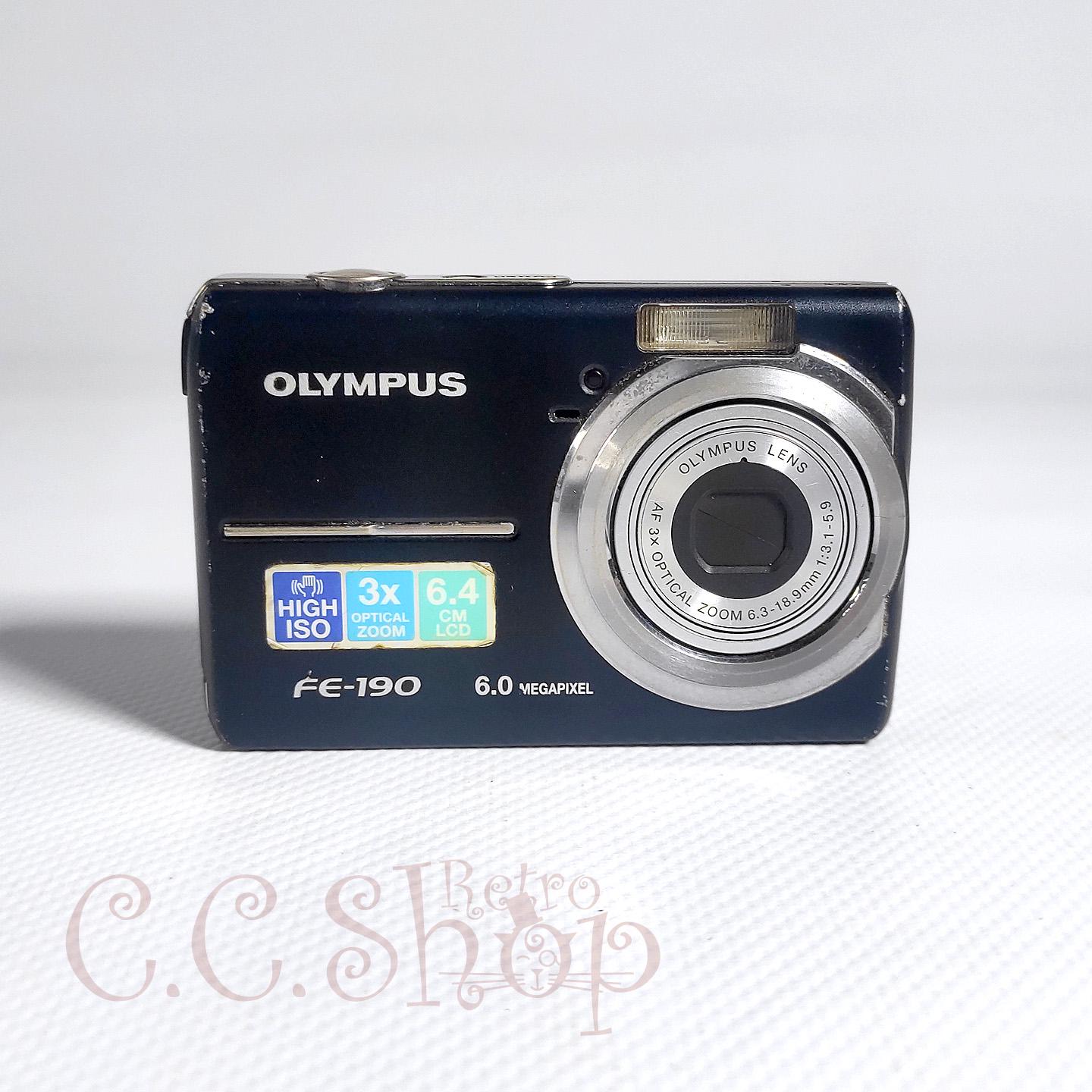 OLYMPUS FE-190 デジタルカメラ 6.0メガピクセル デジタルカメラ オリンパス FE-190 ブラック 6.0 メガピクセル - Etsy 日本