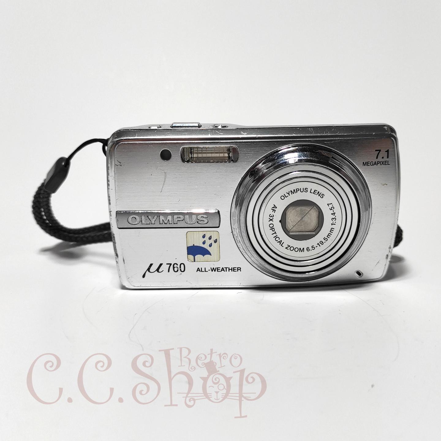 Digital Camera Olympus Mju 760 Silver 7.1 Mpx - Etsy