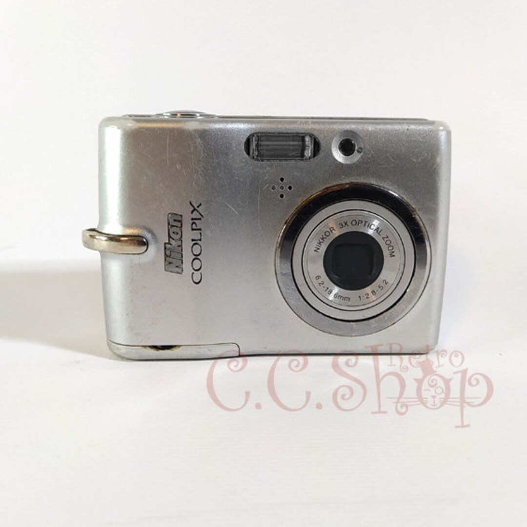 Digital Camera Nikon Coolpix L10 Silver 71 Mpx Etsy Hong Kong