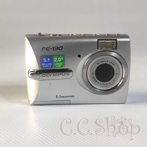 Digital Camera Olympus FE-130 Silver 5,1 Mpx - Etsy