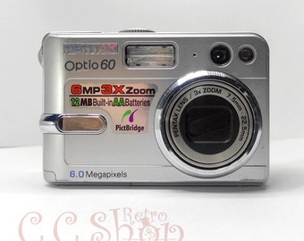 Digital camera Pentax Optio 60 Silver 6 Mpx