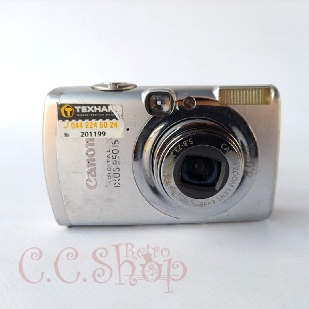 Digital Camera Canon IXUS 950 IS Silver 8 Mpx Etsy