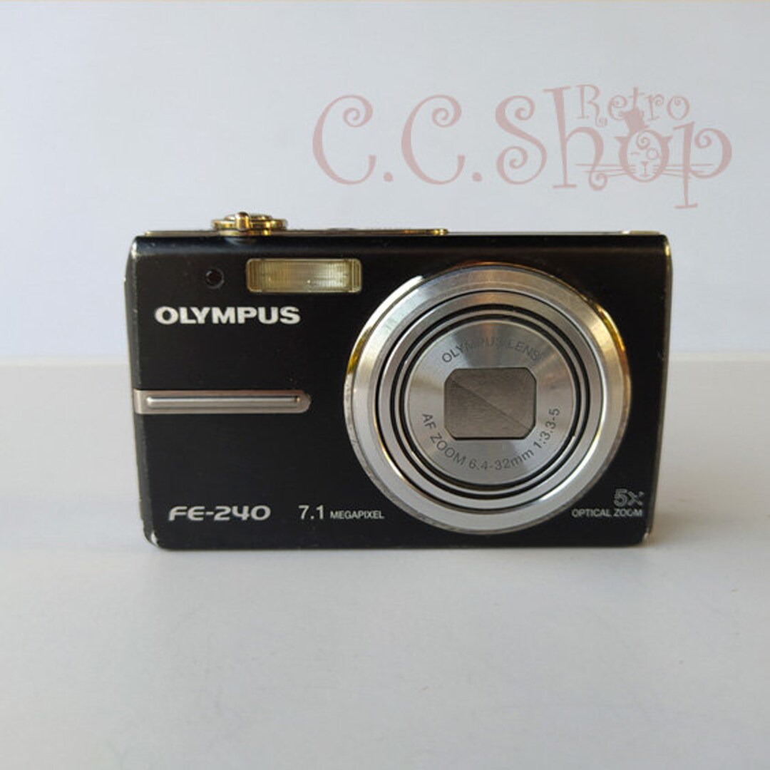 Digital Camera Olympus FE240 Black 71 Mpx Etsy