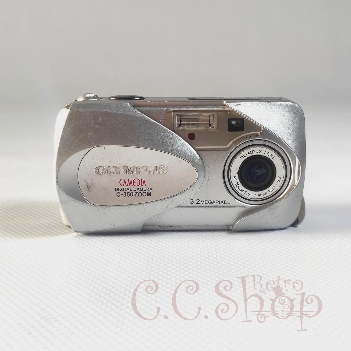 Digital Camera Olympus Camedia C-350 Zoom Silver 3.2 Mpx - Etsy