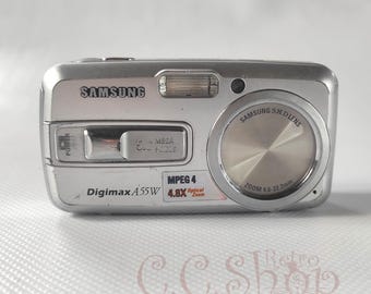 Aparat cyfrowy Samsung DIGIMAX A55W srebrny 5.0 Mpx