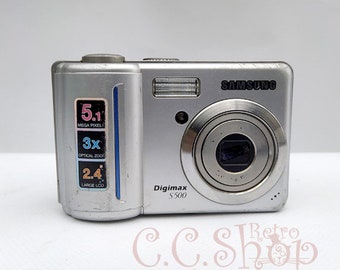 Cámara digital Samsung DIGIMAX S500 Plata 5.1 Mpx