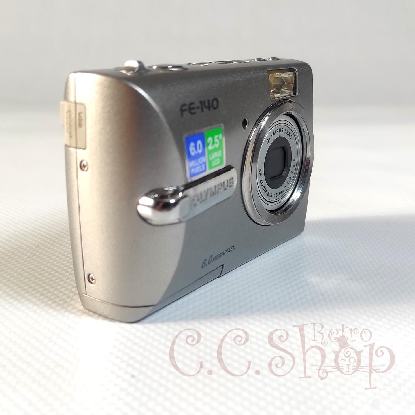 Digital Camera Olympus FE-140 Silver 6.0 Mpx - Etsy