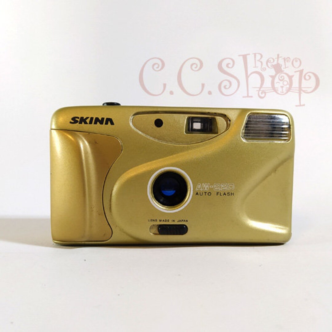 Skina AW220 Vintage Film Camera 35mm Compact Analogue Focus Free Made