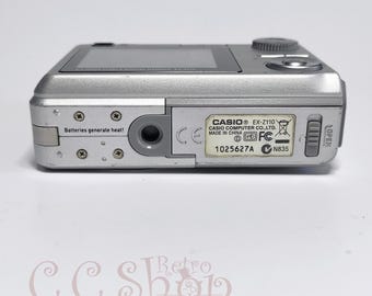 Digital Camera Casio Exilim EX-Z110 Silver 6.0 Mpx - Etsy