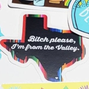 Texas Valley Vinyl Sticker  *Free Shipping! 956 RGV proud*  Texas sticker* decal*Latina * Valley
