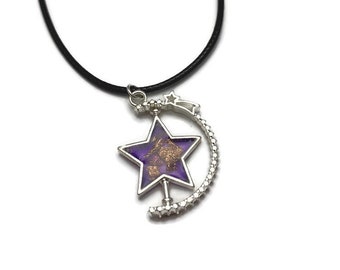 Spinning Star Charm Fidget Necklace