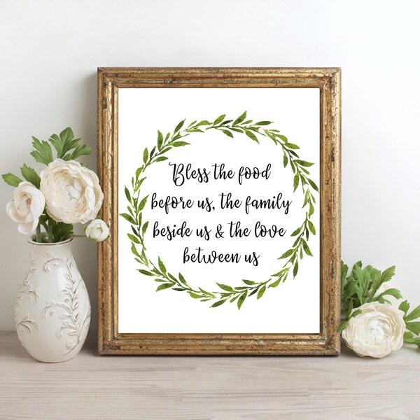 Prière avant de manger Etsy France