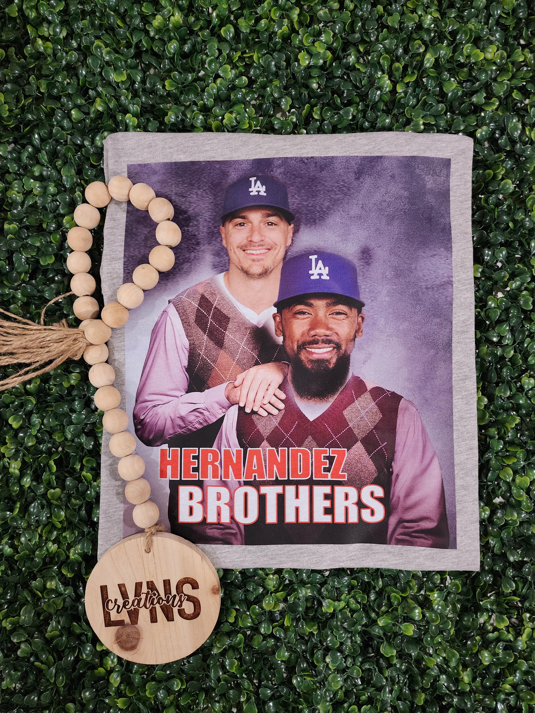 Baseball Winners, Hernandez Brothers, Baseball, LAD Shirt, Tshirts, Gift for him, Gift for her