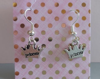 Princess Crown Earrings