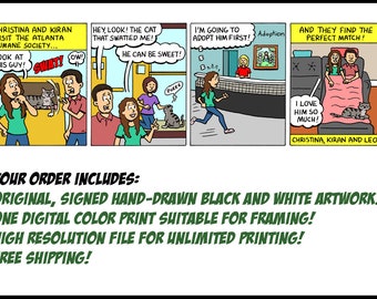 Personalized Comic Strip Made To Order - Your Storyline