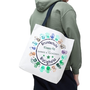 Abschiedsgeschenk Lehrer personalisiert Abschied Lehrerin zum Abschied für Erzieher Lehrertasche Erinnerung Stoffbeutel mit Name Stofftasche