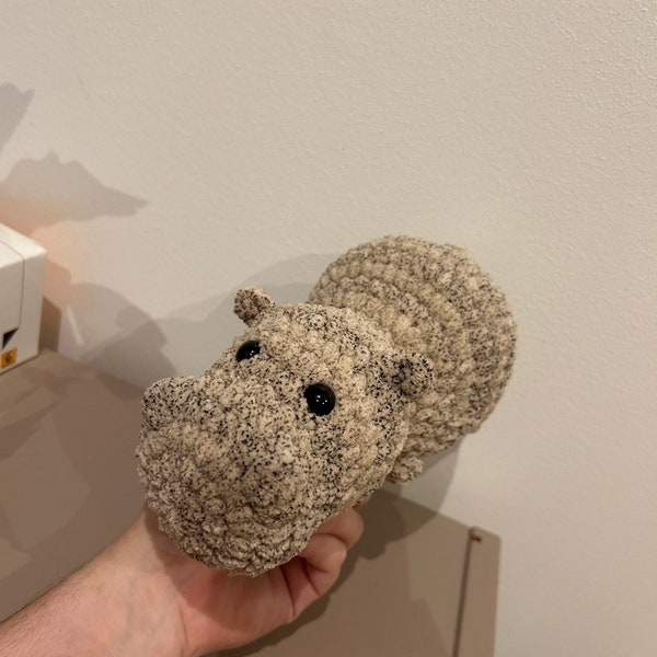 Peluche Hippo - Peluche Hippopotame au Crochet