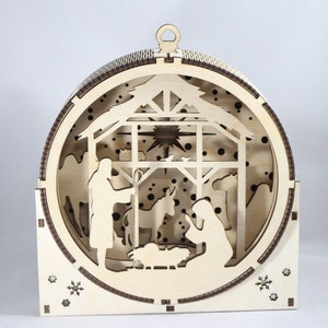 3D Ornament | Decoration | Nativity Scene |