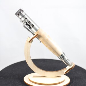 Gearshift pen - Curly Maple wood