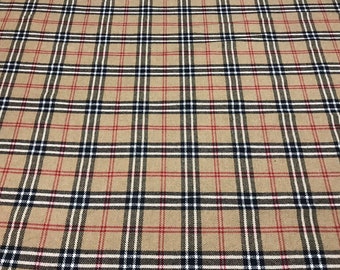 burberry fabric etsy