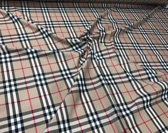 burberry fabric etsy