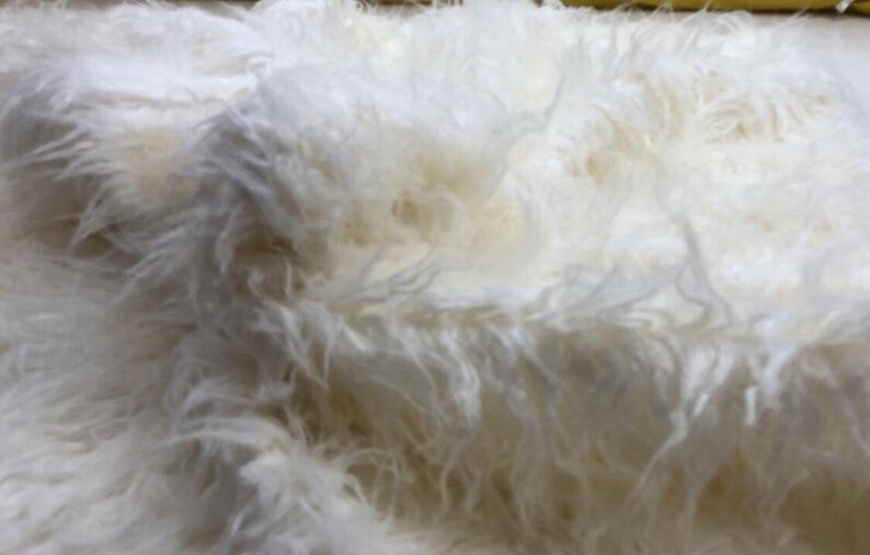 White Fur Fabric/ Faux Fur Fabric. Fluffy Fur Fabric. Faux Fur Etsy