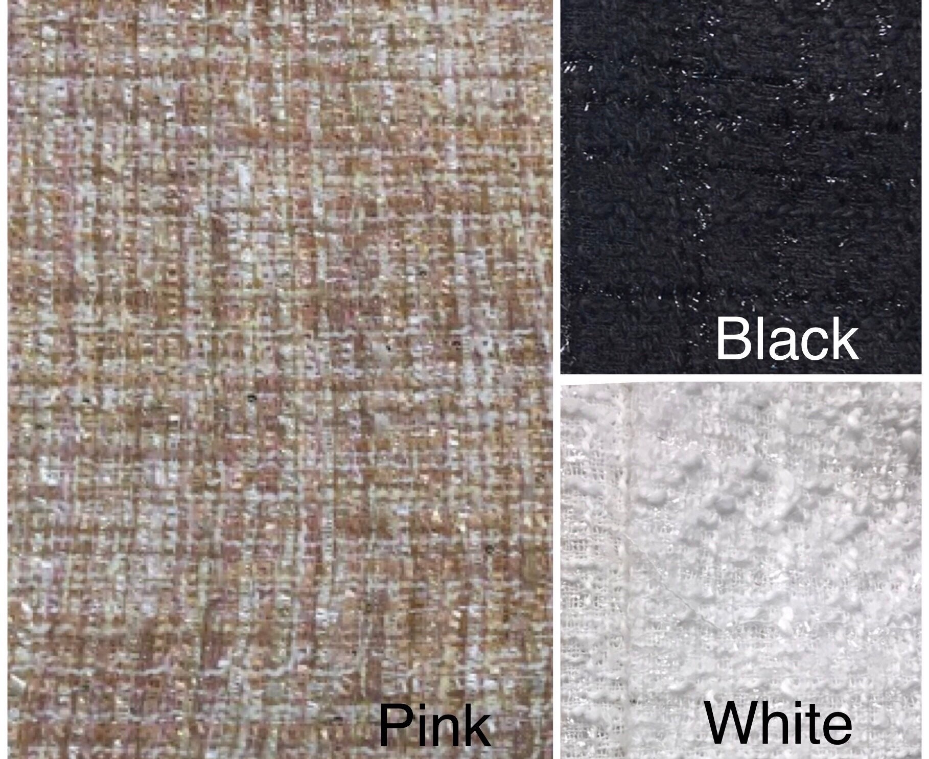 White Knit Tweed Fabric/white Tweed Fabric/ Boucle Etsy Australia