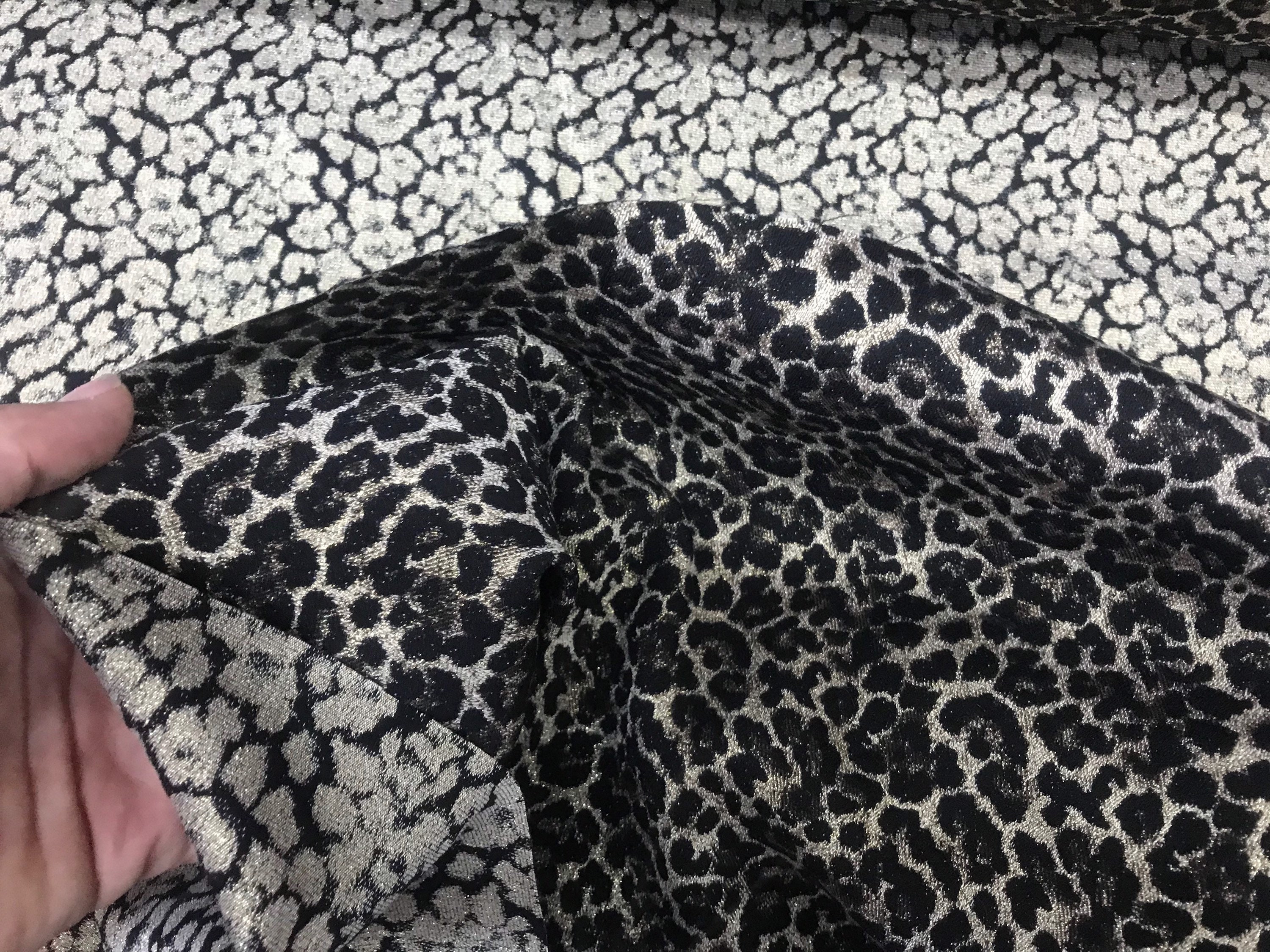 Leopard brocade fabric stretch. Cheetah cotton fabric. Cheetah | Etsy