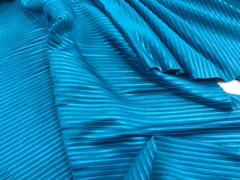 cream pleated jersey