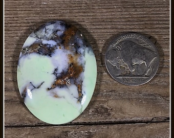 Citreon Chrysoprase w/ Moss
