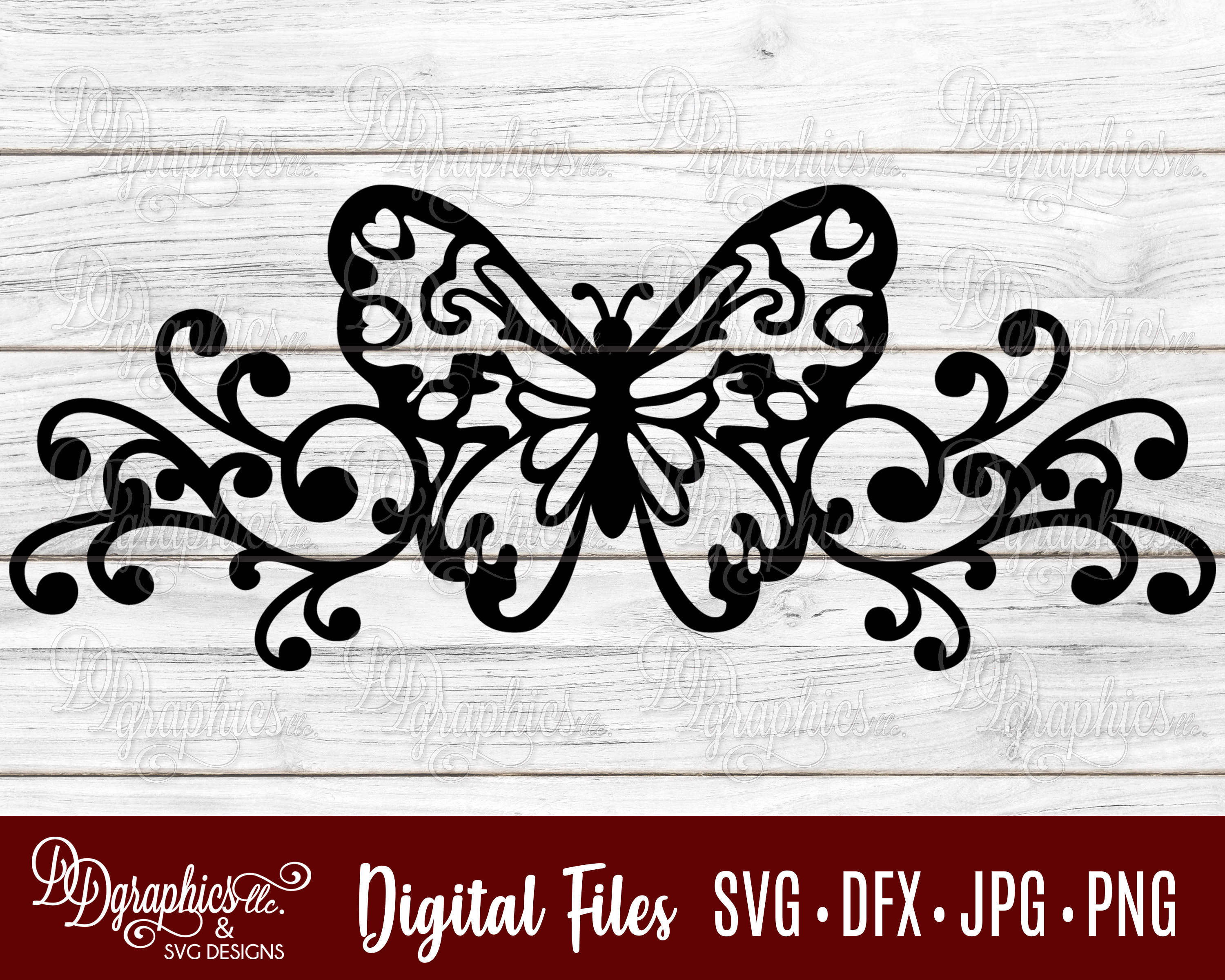 Tribal Butterfly with swash / butterfly SVG / Butterfly / | Etsy