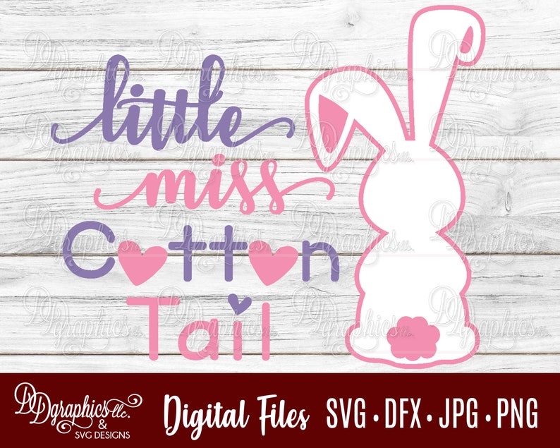 Download Little Miss Cotton Tail SVG / Easter SVG / bunny / Rabbit ...