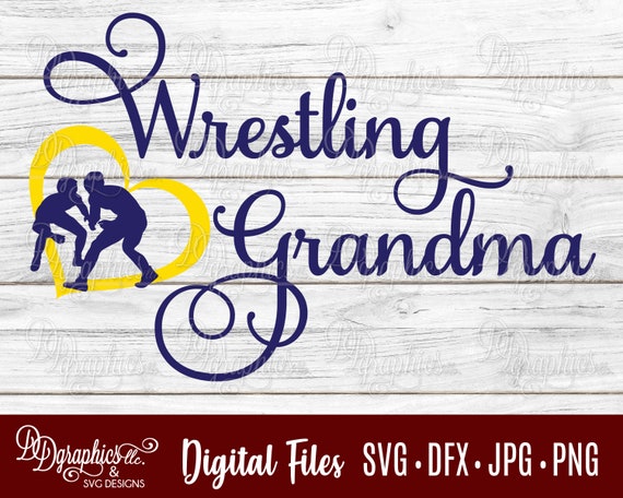 Download Wrestling Grandma Svg Wrestle Svg Wrestler Svg Svg File Etsy