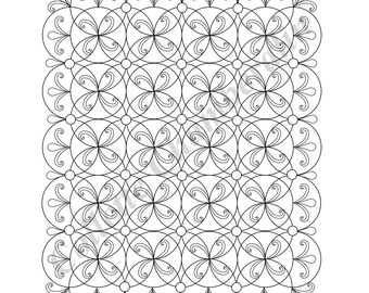 Circles and Swirls Coloring Page