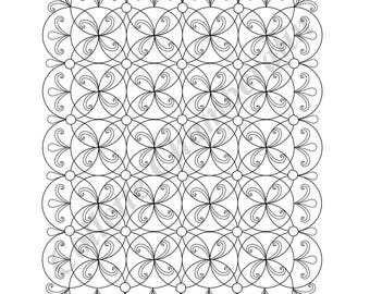 Circles and Swirls Coloring Page