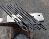 4 new Blacksmith Tongs by Picard 20 quot Pro set Wolf jaw, Flat, Round mandrel jaw made in Germany